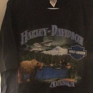 Great Harley Davidson shirt from Anchorage, Alaska!  Spectacular front and back!